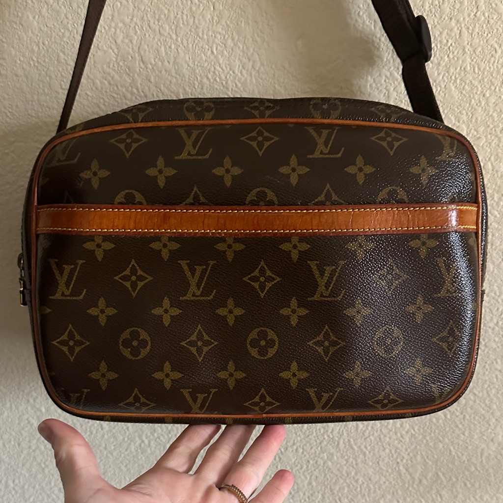 Louis Vuitton Report Authenic Travel Bag Vintage Adjustable Strap W/Lv Dustbag